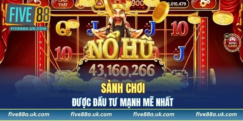 Sảnh chơi được đầu tư mạnh mẽ nhất